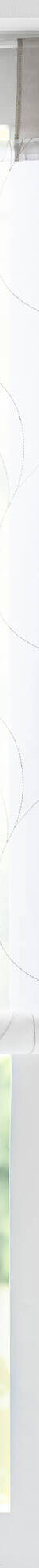 Store fine broderie feuilles (gris / blanc) Store fine broderie feuilles (gris / blanc)